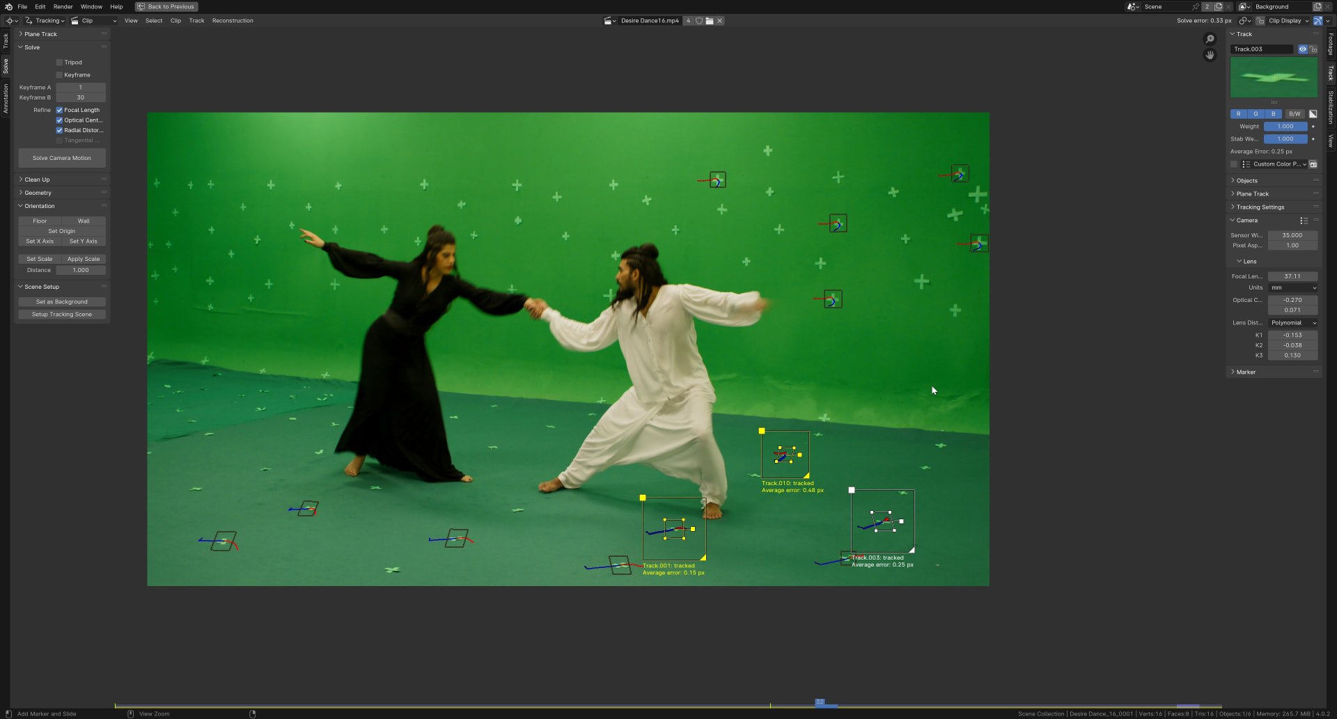 Camera tracking